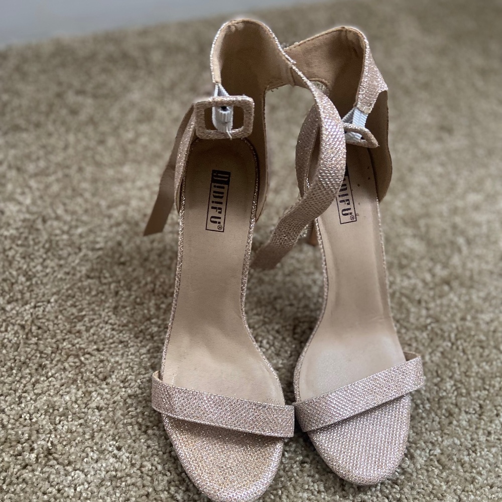 Rose gold heels